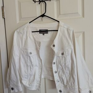 Torrid Women's Cream Jean Jacket